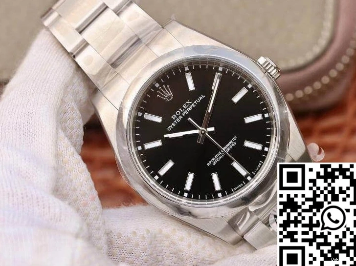 Perpetual Black Factory AR Dial 114300 Oyster 39mm Rolex 0115